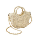 Angela – Sac en paille demi-lune