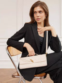 Emilia - Pochette - Blanc cassé