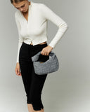 Silva - Sac Mini en Daim - Gris