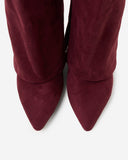 Lavista - Bottes en daim mi-cuisses - Bordeaux