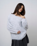 Adalisa - Pull en tricot - Gris