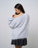 Adalisa - Pull en tricot - Gris
