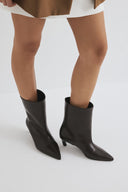 Aria - Bottines en cuir - Marron foncé