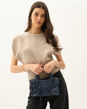 It Girl - Sac format mini - Marine