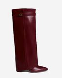 Lavista - Bottes hautes en cuir - Bordeaux