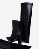 Bottes 2 en 1 mi-mollet et chevilles - Noir