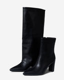 Bottes 2 en 1 mi-mollet et chevilles - Noir