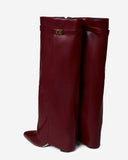 Lavista - Bottes hautes en cuir - Bordeaux