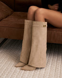 Lavista - Bottes en daim mi-cuisses - Beige