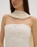 Aries - Robe longue - Blanc
