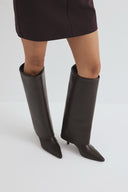 Barfin - Bottes hautes en cuir - Marron foncé
