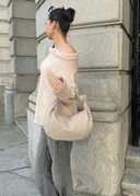 Silva - Sac en Daim - Beige Clair