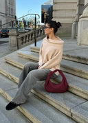 Silva - Sac en Daim - Bordeaux