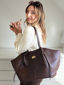 Enora  – Grand sac à main rigide