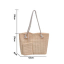 Amandine - Sac de plage en paille