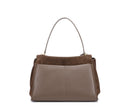 Cynthia - Sac à main bi matière daim