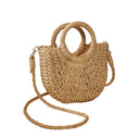 Angela – Sac en paille demi-lune