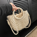 Angela – Sac en paille demi-lune
