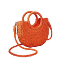 Angela – Sac en paille demi-lune