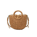 Angela – Sac en paille demi-lune