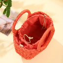 Angela – Sac en paille demi-lune
