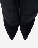 Lavista - Bottes en daim mi-cuisses - Noir