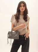 It Girl - Sac format mini - Gris foncé