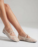 Ballerines en dentelle - Blanc