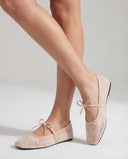 Ballerines en dentelle - Rose