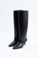 Mona - Bottes hautes en cuir - Noir